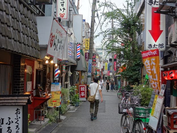 A shopping street in Adachi Ward, Tokyo